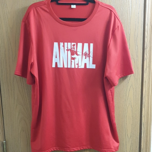 Other - Red 'ANIMAL' Graphic Tee